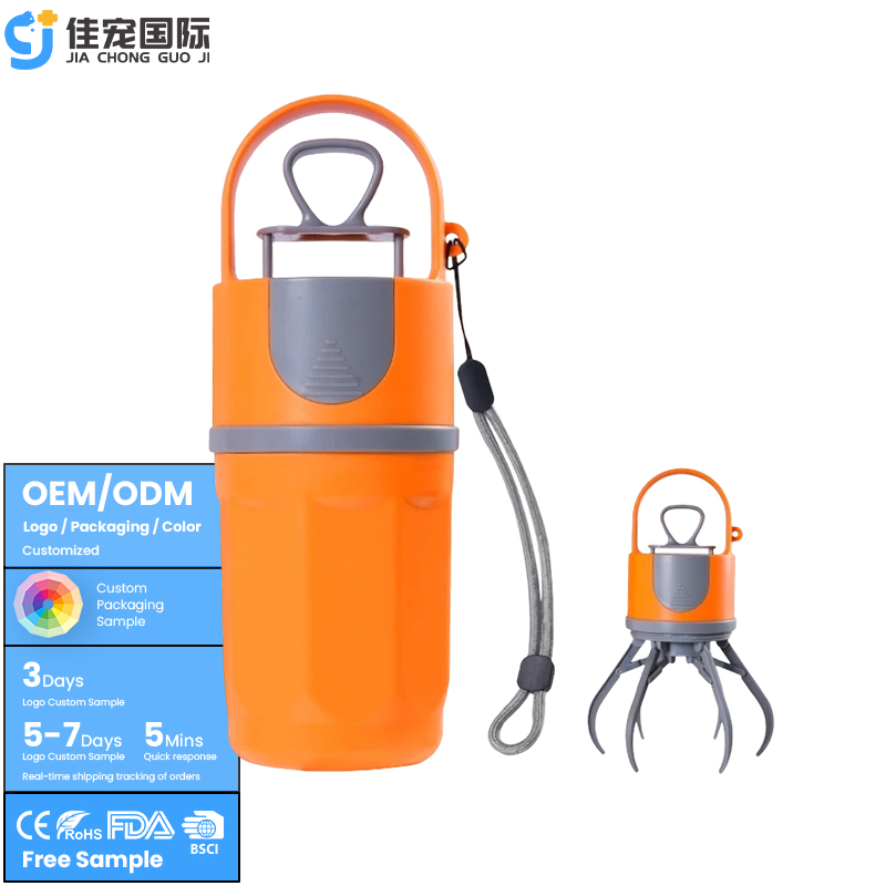 Coletor de saco de cocô com garra